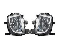 PUNICS Car Fog Light Assembly Compatible With Vw For Jetta GLI 2012 2013 2014 2015 2016 Front Bumper Fog Lamp Daytime Running Lights With Bulbs 5K0941699E(Pair With bulb)