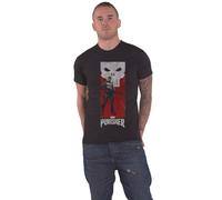 Punisher Holding Gun T Shirt Marvel Black M