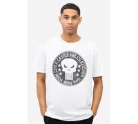 Punisher Men's Castle T-Shirt White | Size: Medium Punisher White M