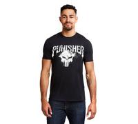 Punisher Men's Text Cotton T-Shirt Black | Size: 2XL Punisher Black 2XL