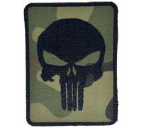 Punisher patch 75 x 100 mm - Green