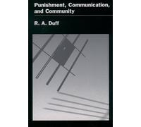 Punishment, Communication, and Community (Studies in Crime and Public Policy)