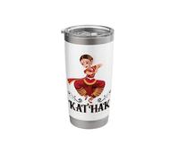 Punjabi Design for Kathak Dancer Stainless Steel Insulated Tumbler