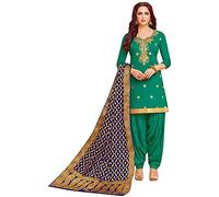 Punjabi patiyala Modal Silk With Gota Work Maria B Indian Pakistani Stitched Salwar Kameez Suit Ready To Wear Shalwar Kameez Embroidery Work (Choice 2, XXL UK 18 Bust 46 Waist 42 Hips 48)