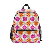 Punjabi Pattern Toddler Backpack, Boy Backpack Preschool Bag Kindergarten Schoolbag Nursery Travel Bag for Girl