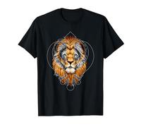 Punjabi Singh Sikh Khanda Lion Sikhism T-Shirt, Men, Black, XX-Large