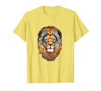 Punjabi Singh Sikh Khanda Lion Sikhism T-Shirt, Men, Lemon Yellow, Large