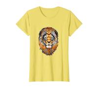 Punjabi Singh Sikh Khanda Lion Sikhism T-Shirt, Women, Lemon Yellow, Medium