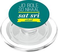 Punjabi T-Shirt | Jo Bole So Nihaal Sat Sri Akal PopSockets PopGrip for MagSafe