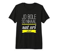 Punjabi T-Shirt | Jo Bole So Nihaal Sat Sri Akal Premium T-Shirt