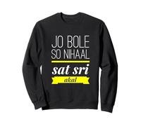 Punjabi T-Shirt | Jo Bole So Nihaal Sat Sri Akal Sweatshirt