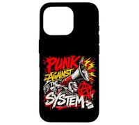 Punk Against the System - Rebel Punk Rock Protest Case for iPhone 16 Pro