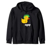 Punk Ayup Me Duck Zip Hoodie