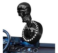 Punk Car Start Lever Ornament - Car Push Ignition Decor, Stylish Skeleton Shaped Cover, Heavy Duty Protective Lever, Gothic Automotive Accessory | Ideal Vehicle Customization Ornament for Auto Enthus