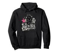 Punk Cat Nine Lives No Masters Mohawk Anarchy Pullover Hoodie