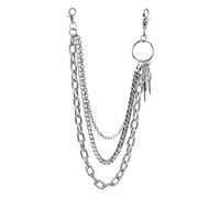 Punk Chain Cross Thick Chain Three Layer Hip Hop Jeans Hip Hop Gothic Jeans Wallet