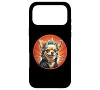 Punk Chihuahua Mohawk Motorcycle Jacket Treat Bone Rock Dad Case for iPhone 17 Pro Max