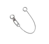 Punk Cool Personality Unique Earrings Lip Chain Nose Chain One-piece Earrings Lip Fake Piercing Body Jewelry Earring Ear Clip