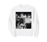 Punk Crowd Rock Against Racism Music Gig By Virginia Turbett Sweatshirt