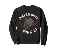 Punk Dad Alternative Fatherhood Rebel Dad Edgy Father’s Day Sweatshirt