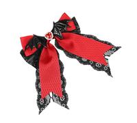 Punk Devil Wing Heart Hair Clip For Women Girl Hair Styling Accessories For Braid 2000s Halloween Party Dressingup Supply Punk Barrette