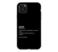 Punk Dictionary Trait Definition Subculture Anarchist Case for iPhone 11 Pro Max