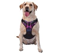 Punk Dogs On The Streets Dog Harness For Small, Medium, And Large Dogs - Reflective Straps, Adjustable Fit With Quick-Release Buckles