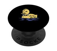 Punk Duck Cute Duckling Grunge Funny Animals Spiked Collar PopSockets Adhesive PopGrip