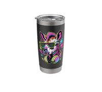 Punk Era Style Okapi Sunglasses Forest Giraffe Stainless Steel Insulated Tumbler