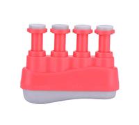 PUNK Finger Exerciser Grip Strengthener Hand Training Tool for Guitar Bass Piano Players Black Yellow Green Red 4 7lbs 9.1cm (Red)