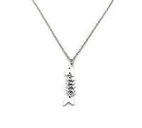Punk Fish Bone Earrings for Women and Girls Gothic Y2K Fish Skeleton Weird Dangle Earrings