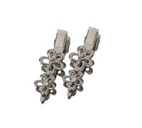 Punk Flat Clip Hairpin Barrettes Casual Floral Duckbill Clip Headwear Bunches Clips 2000s Trendy Photo Props Floral Duckbill Hairclip