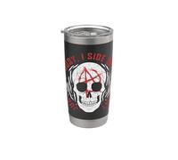 Punk for A Day Just for Today I Side with Anarchy Stainless Steel Insulated Tumbler