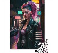 Punk Girl (3) Puzzles for Adults 1000 Piece Puzzle for Teenager Educational Game Challenge Toy 1000pcs (75x50cm)