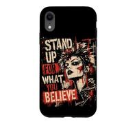 Punk Girl 90s Distressed Grunge Vintage Case for iPhone XR