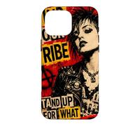 Punk Girl Find Your Tribe Quote Grunge Distressed Graphic Case for iPhone 16 Pro Max