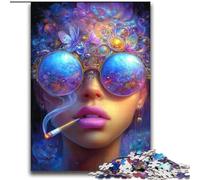 Punk Girl Jigsaw Puzzles for Teenagers 2000, Learning Educational Toys Family Games with Matching Poster And Trivia Sheet (70x100cm)