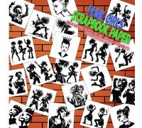 Punk Girls Scrapbook Paper - Black and White Artwork for Junk Journals & Papercrafts: Fashion Themed Decorative Paper for Cut Out and Collage (Card ... Origami, Mixed Media, Scrapbooking)