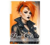 Punk girls with a pinch of New Wave UK-Version (Wall Calendar 2026 DIN A3 Portrait), CALVENDO 12 Month Wall Calendar