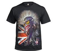 Punk Gorilla T-Shirt/Biker/Union Jack/Anarchy/Studs/Piercings/Rock/Xmas Gift/Top (XXL) Black