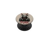 Punk Goth Bear Horror Alternative Rebellious PopSockets Adhesive PopGrip