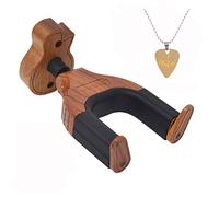 PUNK Guitar Wall Mount Hangers,Hooks,Holder, Auto Lock Guitar Wall Hanger,with 1Pcs Guitar Picks Necklace,for Acoustic,Electric, Classical,Bass Guitar Stand,Guitar Accessories