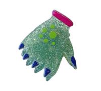 Punk Hair Clip for Women Ponytail, Devil hand | Blackcat / Bat, Halloween Festival Props, Hair Ornament, Nonslip Jaw Clip, Girl Women Hair Styling Tool