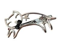 Punk Heart Cool Silver Y2K-Style Silver Hairpin Sweet Handmade Pins Hairpin Accessories For Ladies Girls