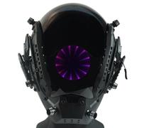Punk LED Mask, Eye Of The Abyss Design, Techwear Cosplay Accessory, Perfect For Halloween Parties And Themed Events (DIY Lighting Mode)