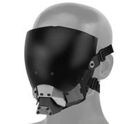 Punk Mask, Anti-Fog Punk Full Face Mask, Gothic Mask, Futuristic Mask, Cyber Punk Mask for Afults Halloween Cosplay Party