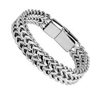 Punk Mens Bracelet | Jewelry Decoration Stainless Steel Punk Bracelet - Safe Wrist Charm Accessories Fashionable Jewelry for Casual Outfits for Men Dad Grandpa Husband