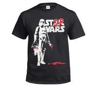 Punk Metal Rock Funny Jokes Celtic Tribal Skull Star War Darth Vader T Shirt Tee (Stop Wars, M)