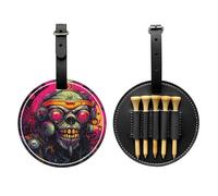 Punk Monkey Black Golf tee Storage Bag - Easy to Carry Around and More efficient in Playing Golf