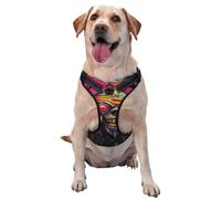 Punk Monkey Medium Printed pet Traction Vest for Pets to wear When Walking The Dog or Climbing Mountains